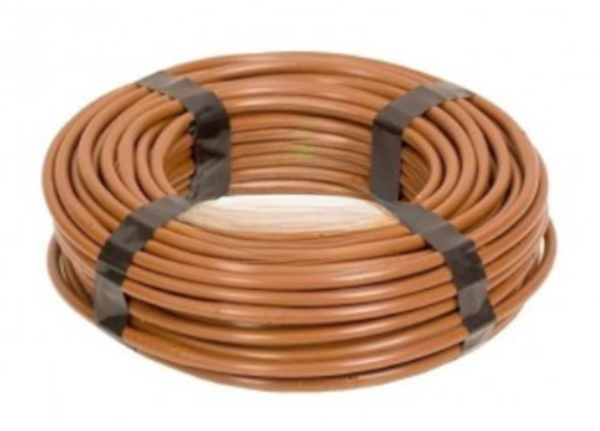 Micro Tropfschlauch 6mm Tropferabstand 30 cm - ca. 2,0 l/h - Braun - 30 m Tropfrohr